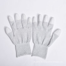 PU-Beschichtung auf Palm und Fingern Nylon / Polyester Handschuhe